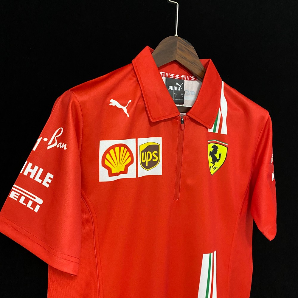Ferrari F1 Racing Suit Red Polo - Free Shipping,High Quality&Jerseys-t ...