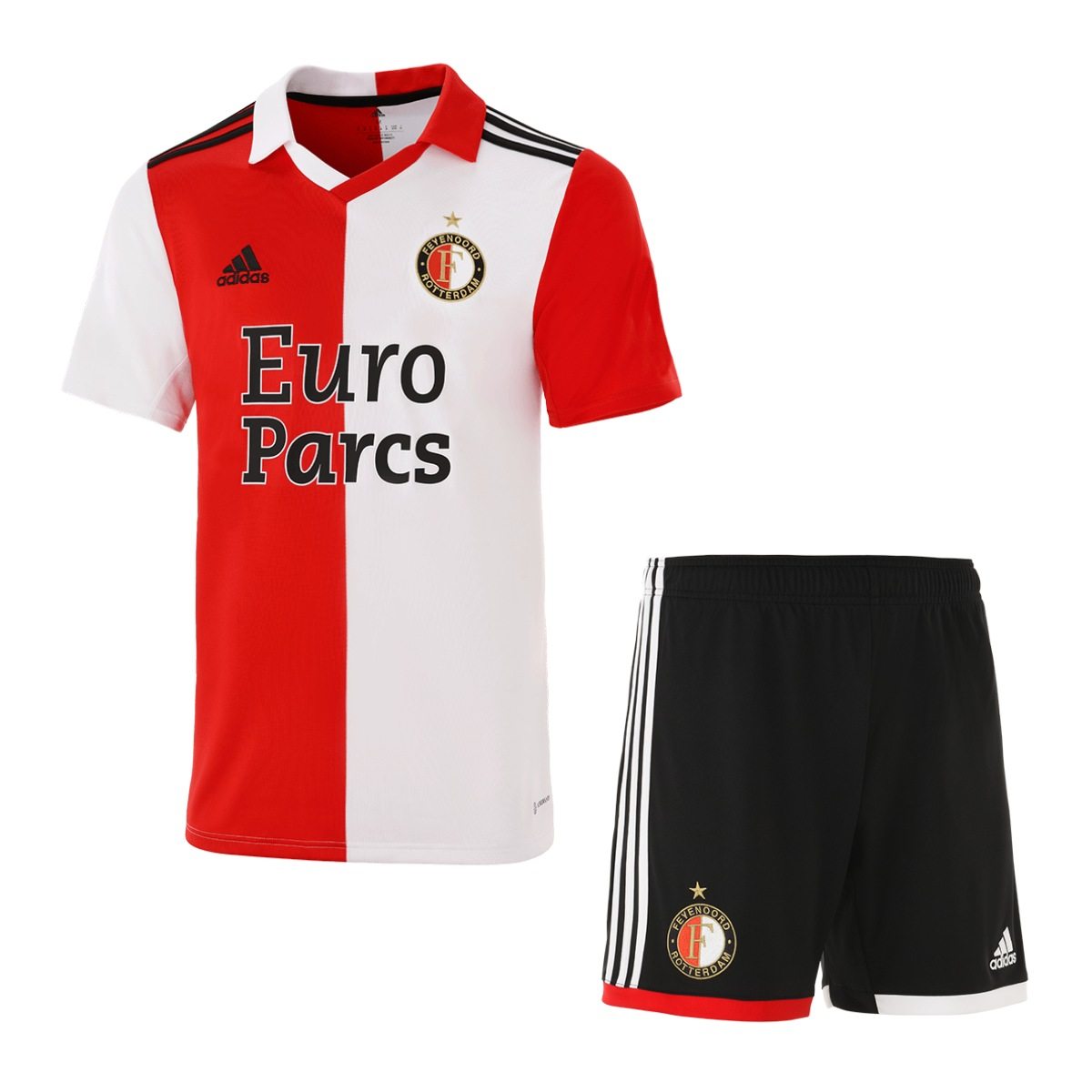 Feyenoord 2022/23 Home Adult Jersey And Shorts Kit - Free Shipping,High ...
